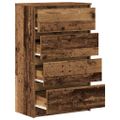 VidaXL Príborník Old Wood 60x35x98,5 cm Engineered Wood