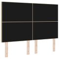 vidaXL LED hlavová doska Šedá zelená 144 cm Kordúrová tkanina