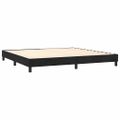 vidaXL Posteľný rám s boxspringom čierny 200x200 cm zamat