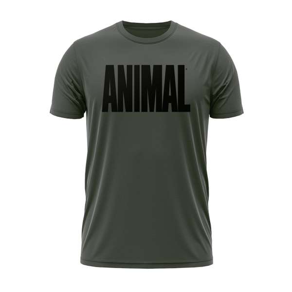 Tričko Animal Military Green - Universal Nutrition, veľkosť M, veľkosť oblečenia M