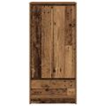 vidaXL skriňa so zásuvkou Old Wood 55,5x34x119,5 cm Engineered Wood
