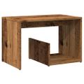VidaXL Príručný stolík Old Wood 59x36x38 cm Engineered Wood