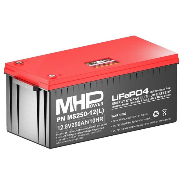 Baterie LiFePO4 12,8V 250Ah MHPower MS250-12(L) LC5-M8