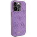 Puzdro Guess pre iPhone 15 Pro 6,1" GUHCP15LP4EPMU svetlofialová HC PU Quilted 4G Classic