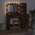 vidaXL Toaletný stolík 2 ks Hnedá 78,5 x 41 x 135 cm Kompozitné drevo