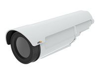 Termálna sieťová kamera - bullet - vonkajšia - odolná voči poveternostným vplyvom - 640 x 480 - pevné ohnisko - LAN 10/100 - H.264, MPEG-4 Part 10, AVC, MJPEG - DC 8 - 28 V / AC 20 - 24 V / PoE Plus Class 3