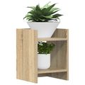 vidaXL Stojan na rastliny 2 ks Dub sonoma 30 x 30 x 40 cm