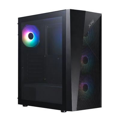Adata XPG Lander 500/Midi Tower/Transpar./Čierna