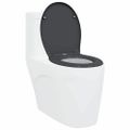 vidaXL WC sedadlo Antracit 47 x 37 x 4 cm Duroplast