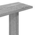 vidaXL Stenná polica Sivý Sonoma 100 x 20 x 126 cm Kompozitné drevo