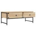 vidaXL Konferenčný stolík dub sonoma 101x49x39,5 cm kompozitné drevo