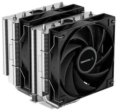 DEEPCOOL chladič AG620 / 120 mm / 6 x tepelné trubice / PWM / Intel i AMD Chladic, pre CPU, pre Intel i AMD, socket 1700, 1200, 115x, 2011(-3), 2066, AM5, AM4, 260 W TDP, 2x 120 mm ventilátor, 6 tepelných trubíc,