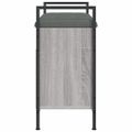 vidaXL Lavička na topánky sivá sonoma 65,5x32x57,5 cm kompozitné drevo