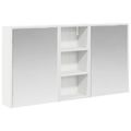 vidaXL Set kabinetov do kúpeľne 3 ks 116 x 16 x 62,5 cm