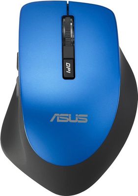 ASUS WT425/Cestovná/Optická/Pre pravákov/1 600 DPI/Bezdrôtová USB/Modrá