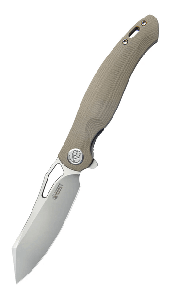 Kubey KB239J Drake vreckový nôž 9,5 cm, hnedá Tan, G10