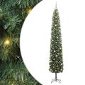 vidaXL Umelý vianočný stromček Zelená 270 cm PVC, oceľ a plast