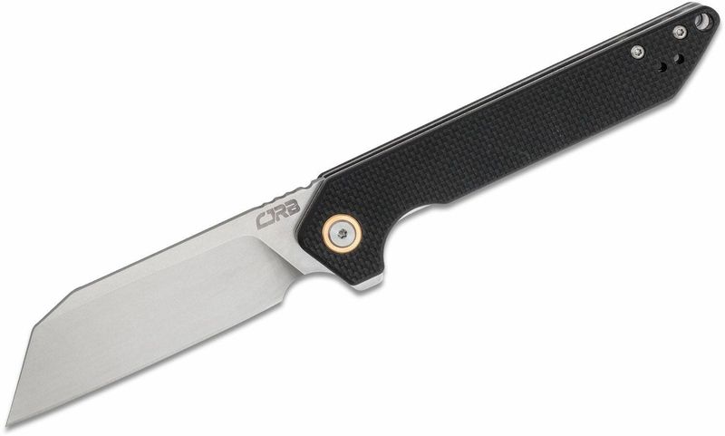 CJRB J1907-BKF Rampart G10 Black vreckový nôž 8,9 cm, čierna, G10