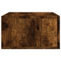 vidaXL Nástenné nočné stolíky 2 ks dymový dub 35x35x20 cm