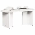 vidaXL Konferenčný stolík Biela 80 x 39,5 x 35 cm Borovicový masív