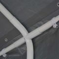 vidaXL Párty stan, PE 6x12 m, sivý