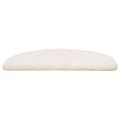 vidaXL Samolepiace schodové rohože 15 ks 80 x 24,5 x 3,5 cm Biela