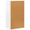 vidaXL Servírovacia skriňa ELST Vysoký lesk bielej 59 x 35 x 100,5 cm