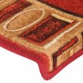 vidaXL Nášľapy na schody samolepiace 10 ks 65x21x4 cm červené