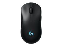 Myš - hranie - pravák a ľavák - optická - 8 tlačidiel - bezdrôtová, káblová - 2.4 GHz, USB - prijímač USB Logitech LIGHTSPEED - čierna