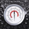 vidaXL 2 v 1 Kamado gril s udiarňou keramika 56 cm čierny