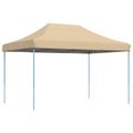 vidaXL Párty stan 279 x 410 x 315 cm Béžová Oxfordská látka