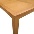 vidaXL Jedálenský stôl 90 x 90 x 75 cm Masívne dubové drevo Prírodná