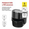 PIR senzor (pohybové čidlo) IP65 1200W, čierna