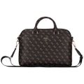 Guess Computer Bag New 4G Zipper Pocket & Triangle Logo for 15" Laptop Black