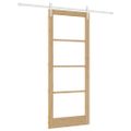vidaXL Posuvné dvere Prírodná 86 x 211 cm