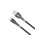 Forever Sleek kábel USB - USB-C 1,0 m 3A čierny