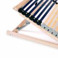 vidaXL Lamelový posteľný rošt so 42 lamelami a 7 zónami 90x200 cm