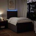 vidaXL Boxspring posteľ s matracom tmavohnedá 120x190 cm látka