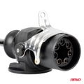 Spirálový kábel TIR 2x 7 PIN typ EBS 5m 24V AMIO-04383