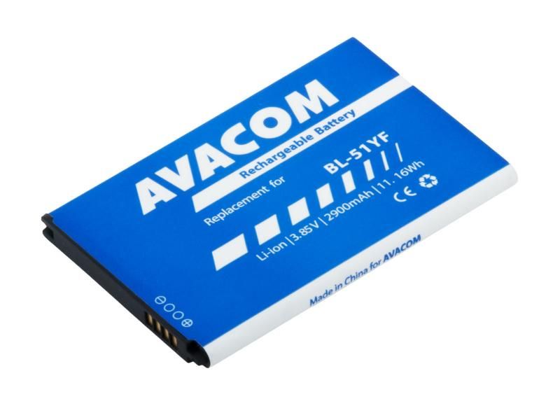 Batéria AVACOM GSLG-LG320-S2900 do mobilu LG H815 G4 Li-Ion 3,85 V 2900mAh (náhrada BL-51YF)
