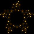 vidaXL Vianočné osvetlenie Star Silhouette 80 LED diód Teplá biela