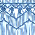 vidaXL Záclona macrame modrá 140x240 cm bavlna