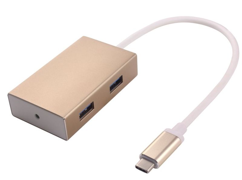 PremiumCord USB3.1 hub 4x USB3.0 hliníkové púzdro