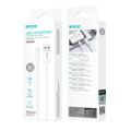 BWOO kábel USB - Lightning 1m 3A biely X172L