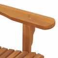 vidaXL Záhradné hojdacie kreslo Adirondack 79x100x103 cm masívny teak