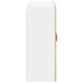 vidaXL Nástenný sklenený kabinet LUCCA Dub sonoma 80 x 31 x 80 cm