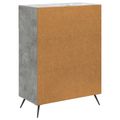 vidaXL Servírovacia skriňa so zásuvkou Betónovo sivá 66 x 34,5 x 90 cm