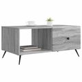 vidaXL Konferenčný stolík Sivá sonoma 90 x 50 x 40 cm Kompozitné drevo
