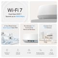 WiFi router TP-Link Deco BE25(3-pack) BE3600, WiFi 7, 2x 2.5GLAN, USB, 2,4/5/6GHz