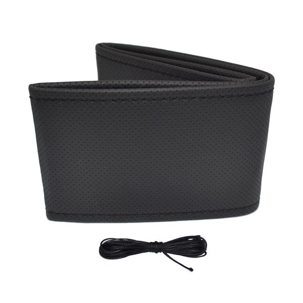 Opletenie volantu šnurovacie, čierne, perforované 38-39 cm